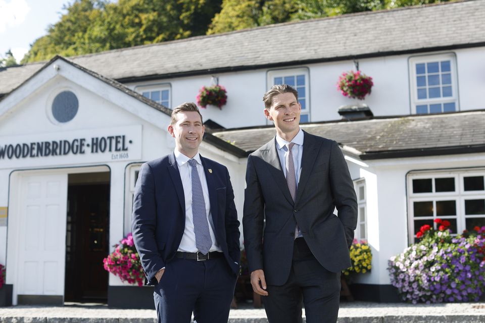 Brothers Mark and Joseph Scott-Lennon at Woodenbridge Hotel. Photo: Julien Behal